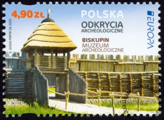 EUROPA Odkrycia archeologiczne znaczek numer 5444
