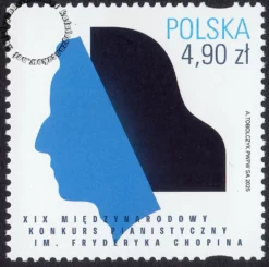 XIX Międzynarodowy Konkurs Pianistyczny im. Fryderyka Chopina znaczek numer 5481