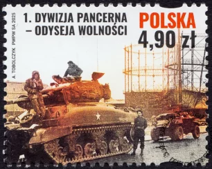 1 Dywizja Pancerna - Odyseja Wolności znaczek numer 5491