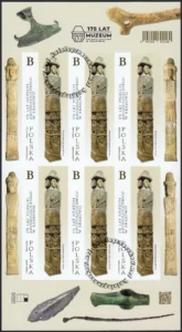 175 lat Muzeum Archeologicznego w Krakowie arkusz znaczków 5497A