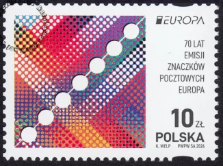 Europa - 70 lat emisji znaczków pocztowych EUROPA znaczek numer 5496