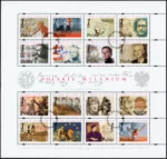 Polskie Millenium – arkusz znaczków 3780-3795